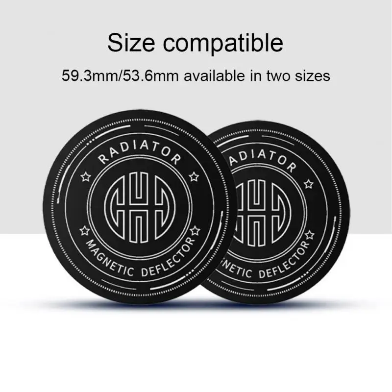 1pcs Metal Magnetic Suction Patch Magnetic Deflector For Magnetic Phone Holder K5/K6Phone Magnetic Radiator  black