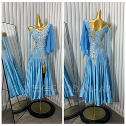 GOODANPAR  Ballroom Dance Competition Dresses Dance Costumes Waltz Dress For Dancing Clothes Dance Wear Dress American smooth