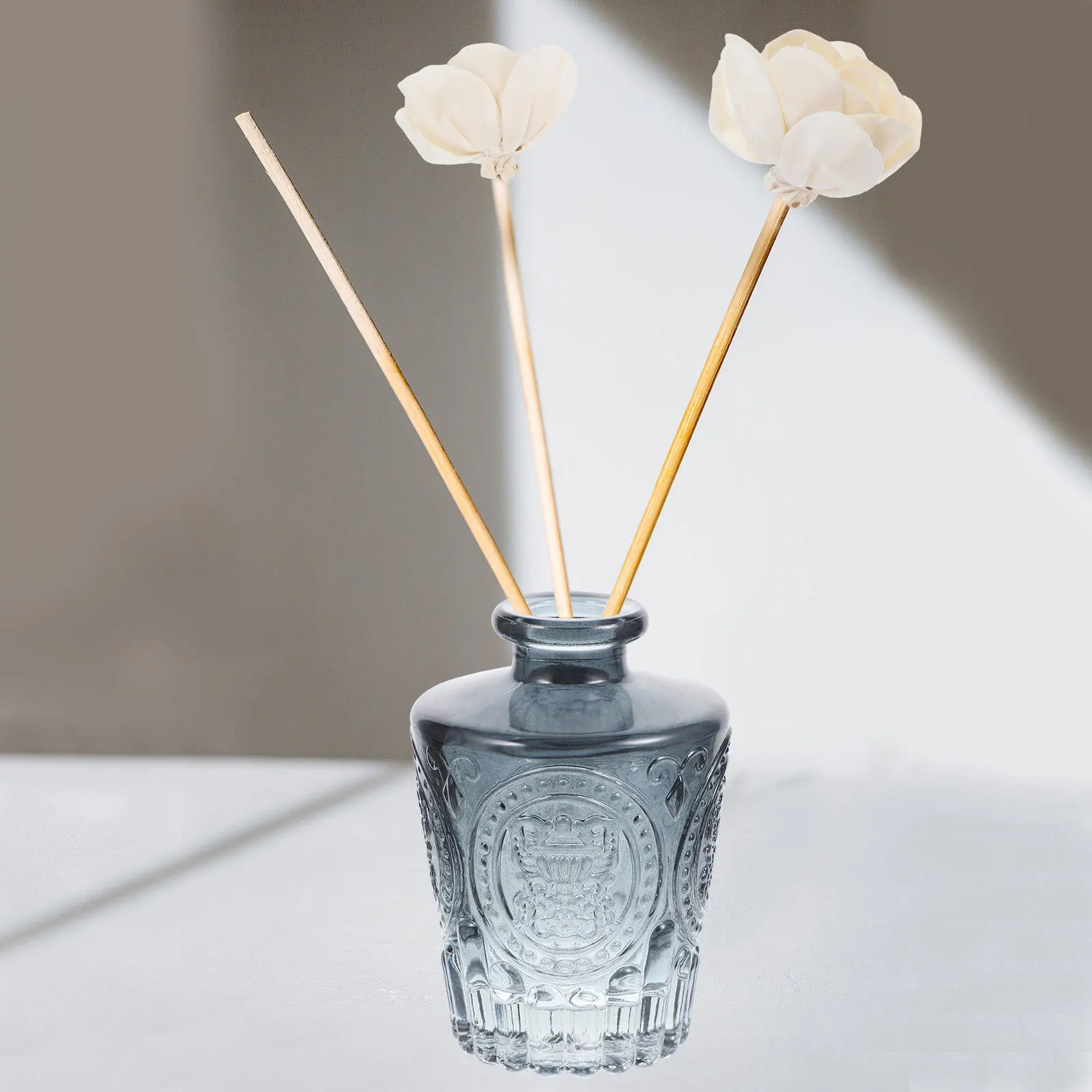 

2Pcs Glass Aroma Bottle Essential Oil Bottle for Perfume Refillable Aromatherapy Bottles Home Spa Decor Fragrance Release