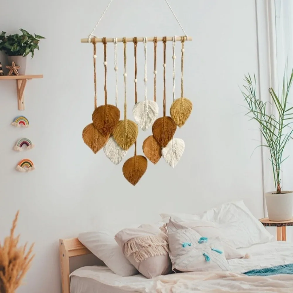 الزفاف الديكور القطن بوهو جدار ديكور اليدوية مكرامية جدار الفن ورقة نسيج الغزل المنسوجة الجمالية الجدار شنقا قلادة هدية