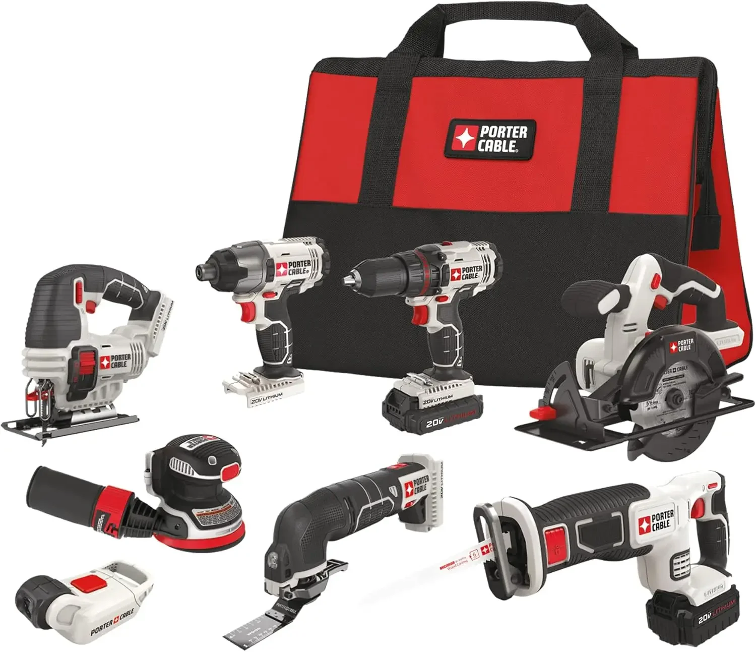 PCCK6118 20V MAX* Lithium Ion 8-Tool Combo Kit