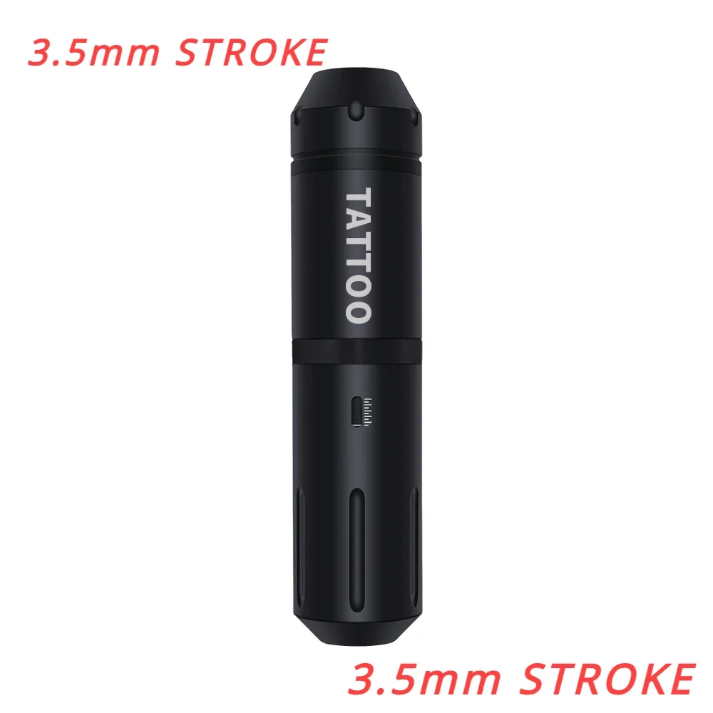 3.5mm stroke Professional Tattoo Gun 1800mAh Gold EXO Wireless Battery Tattoo Pen Wireless Machine For Cartridges Tattoo Needle