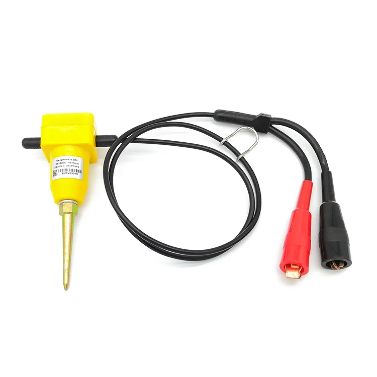 

SM4 Geophone 10Hz Vertical Land case 1 m Cable with Mueller Clips Connector 10 Hz Geophone