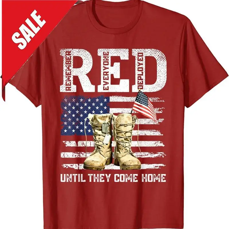 

RED Friday Remember Everyone deployed every veterans T Shirt