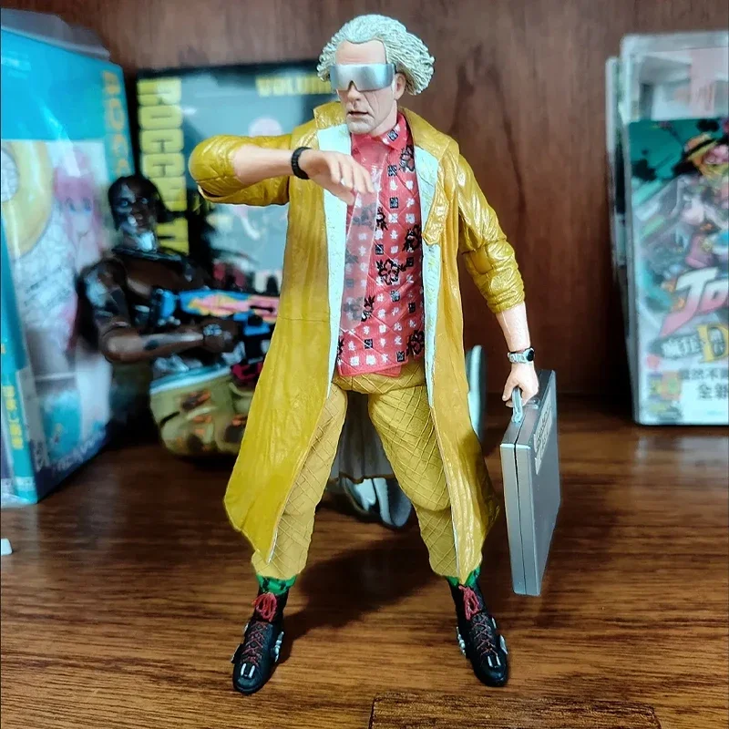 NECA Toys Going Back To The Future Dr. Mitt Brown Brand New Boxed 7-inch Movable Toy Models Gift