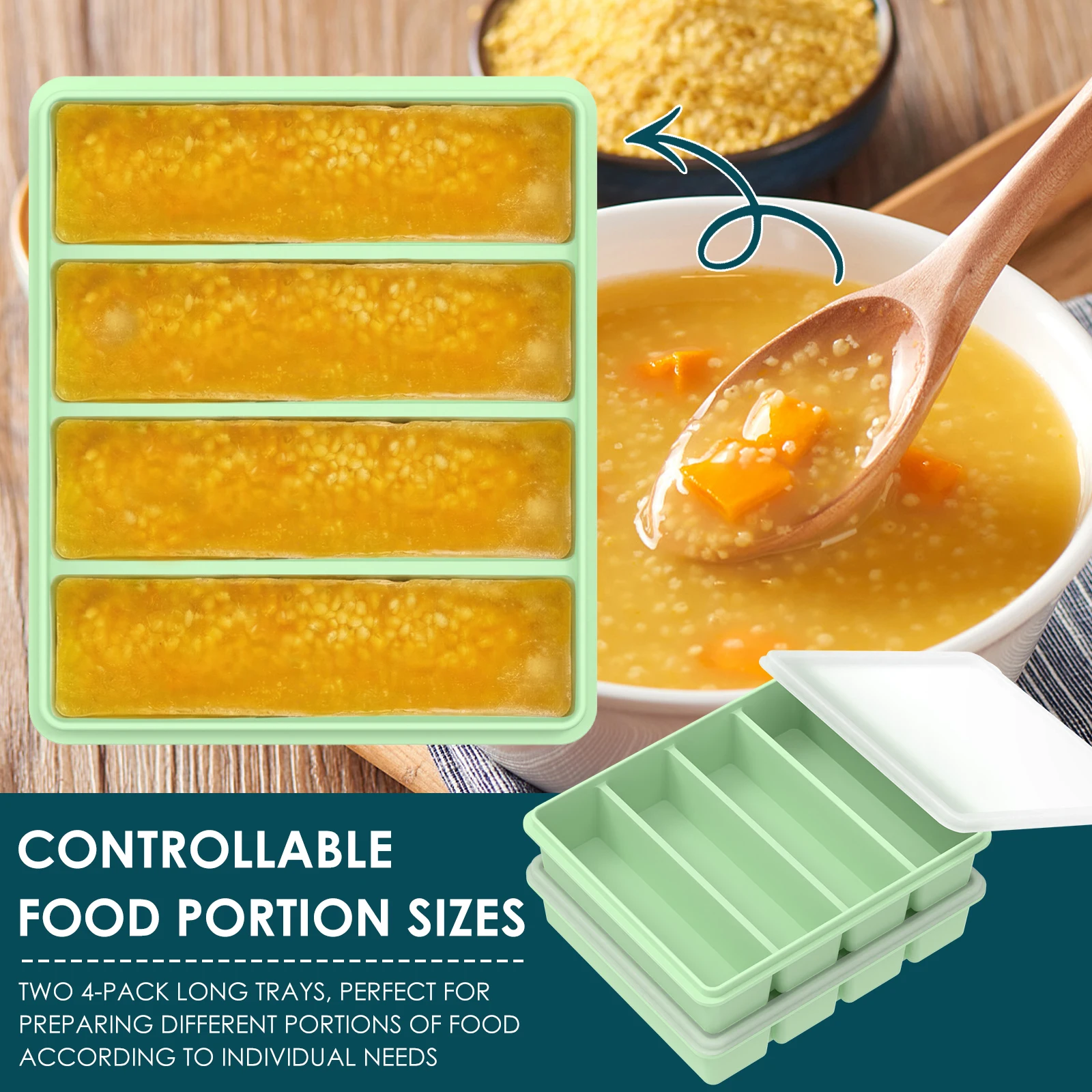 Lot de 2 moules de congélation - Meal Prep Frozen avis et prix