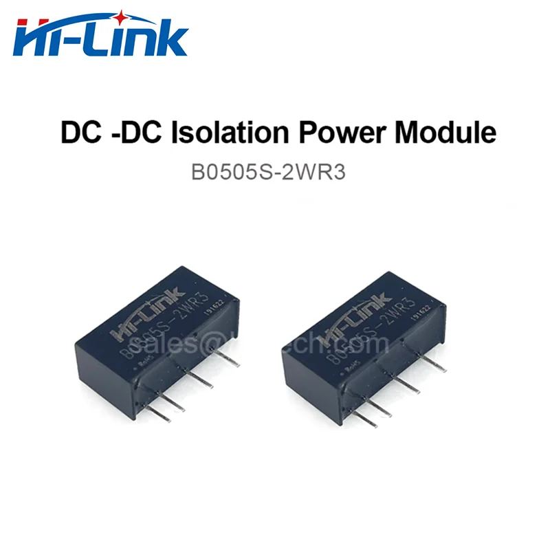Hilink تيار مستمر/تيار مستمر B0505S-2WR3 5 فولت 4A 2 واط عزل الناتج قابل للتعديل وحدة الطاقة محول PCB المنزلية الذكية UL معتمدة