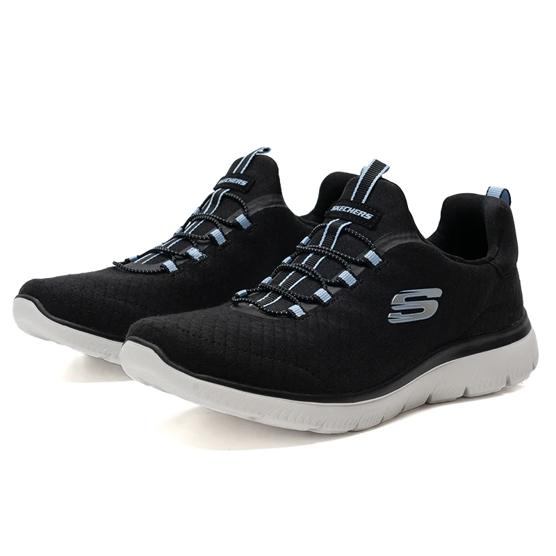 

Skechers Women's Slip-On Walking Shoes, Fashionable Lightweight Sneakers, Comfortable Breathable Casual Shoes 150257-Bkbl