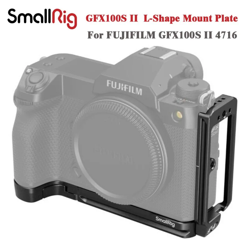 

Original SmallRig L-Plate for Fujifilm GFX100S II –Dual Arca-Swiss, Extendable, Cold Shoe