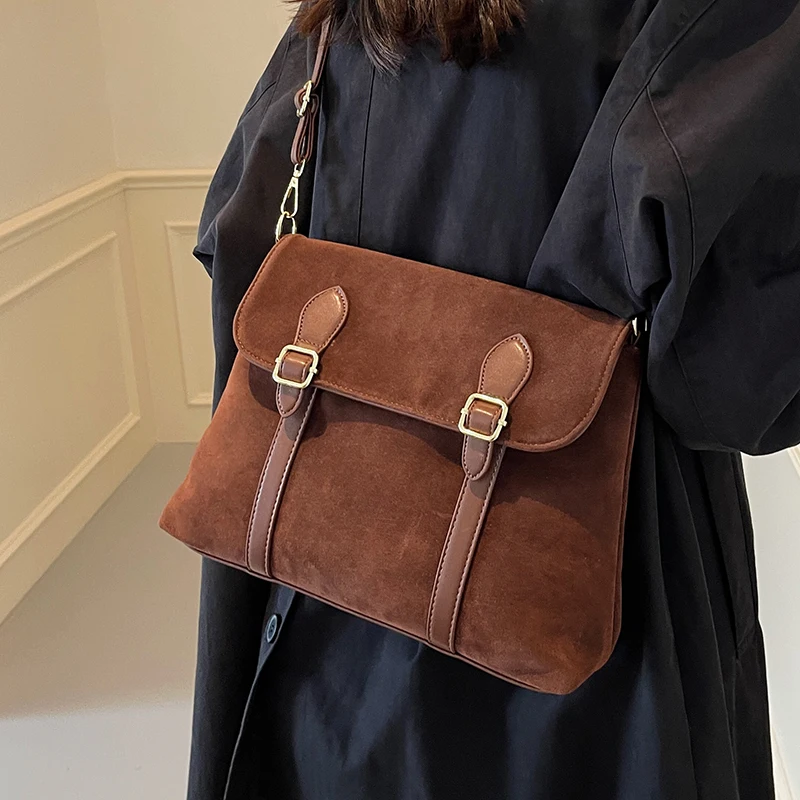 Vintage Women Suede… - image