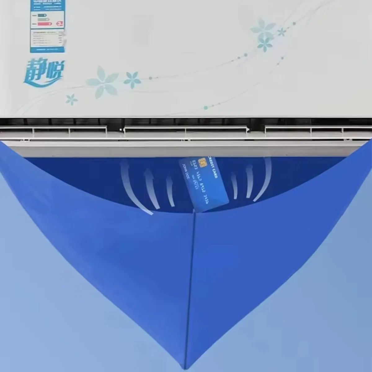 Spill Proof Air Conditioner Wash Bag Waterproof Split AC Cleaning Cover Catchment Drain Hose AC Cleaning Kit Aircon Cleaner Tool