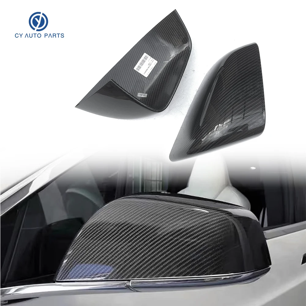 Hot Selling Good Quality Carbon Fiber Mirror Cover Rearview Side Mirror Cover For Tesla Model X