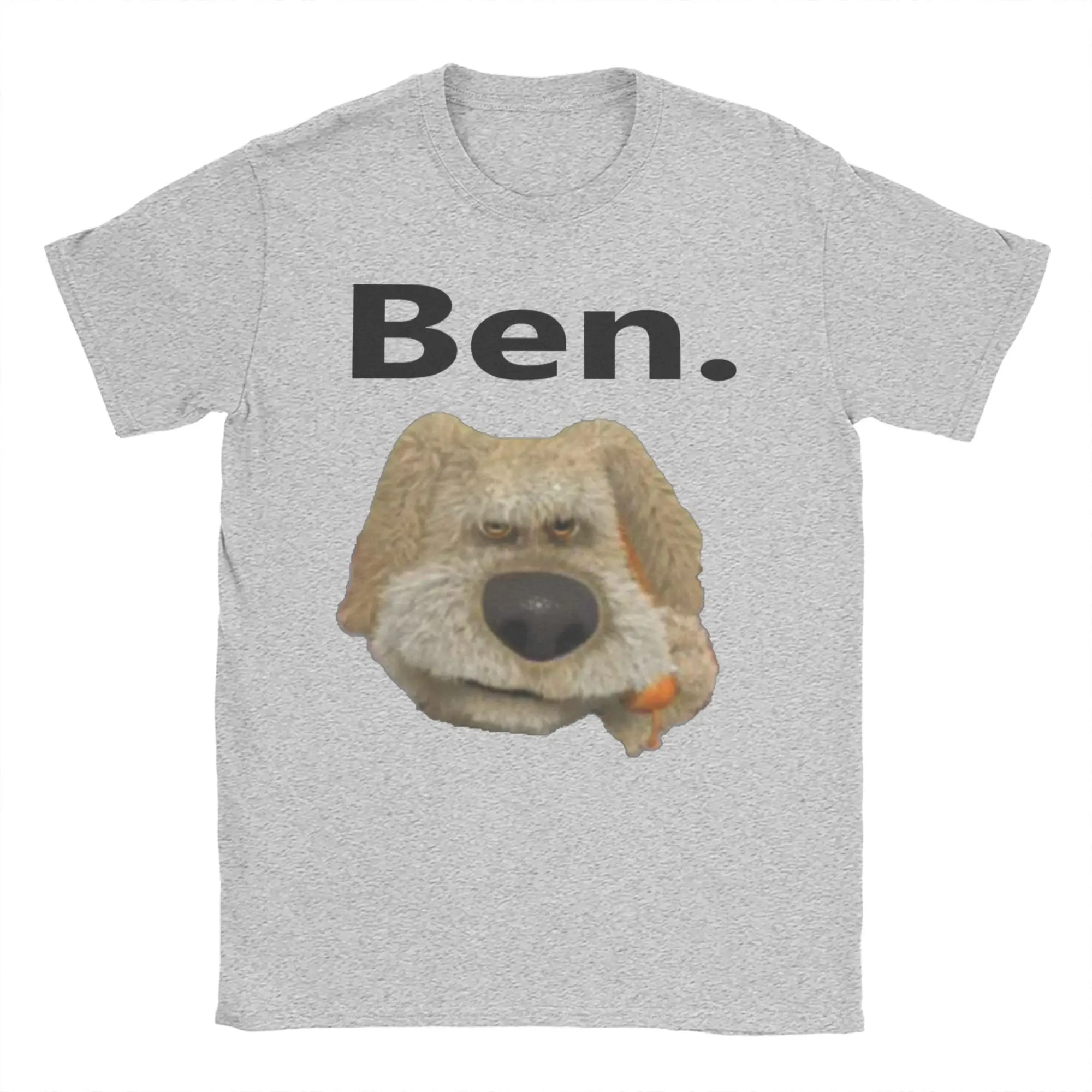 Camisetas ben IShowSpeed ​​para homens e mulheres, camisetas de algodão puro, gola redonda, manga curta, roupas plus size
