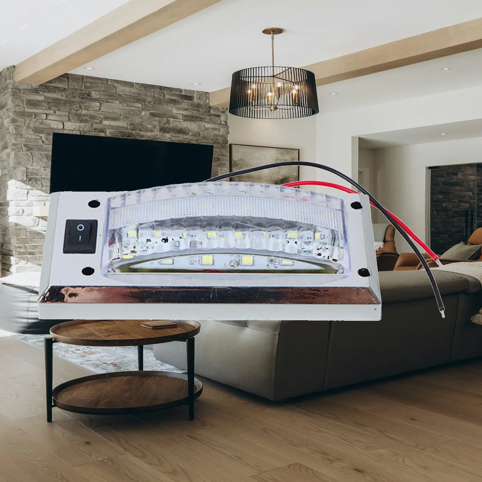 Energy Saving Led Ceiling Light for Car Interior Durable ABS Lighting for Trucks and Auto Garage
