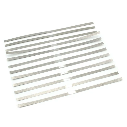 Imagen 2 del producto 12 unids/set tiras de palo de Pulido de metales Dental superficie de lijado chapada en alúmina materiales de laboratorio de dentista de doble cara individual