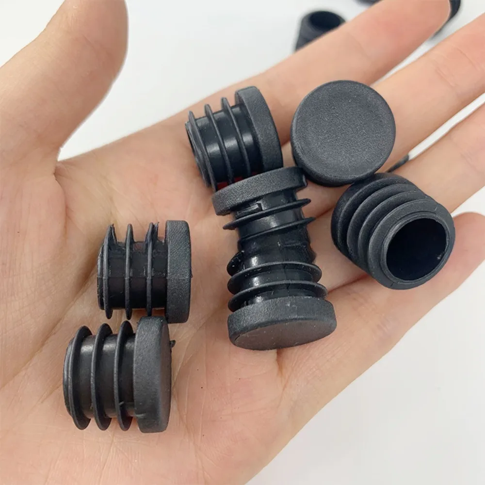 10 Pcs 19mm Round Plastic Hole Plugs Caps ,Inserts for Metal Tubing, Hardware Plugs, Fences, Glide Protection from Chair