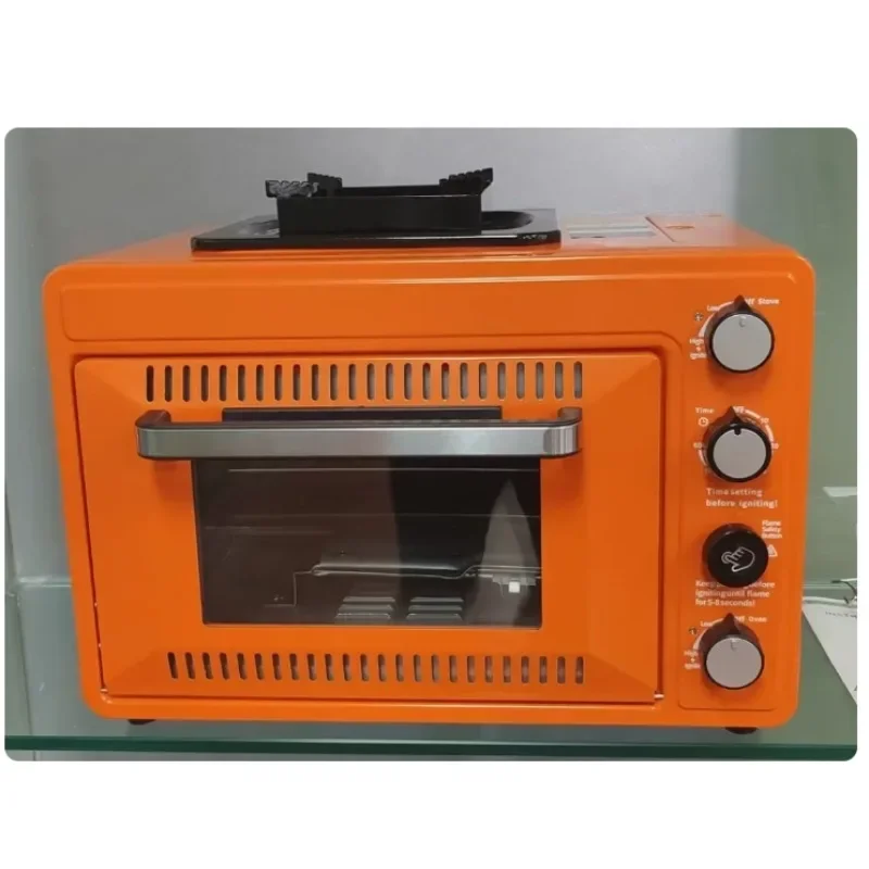 Cross-Border Outdoor Portable Gas Oven, Field Camping, Integrated Casserole, 25-30L Oven