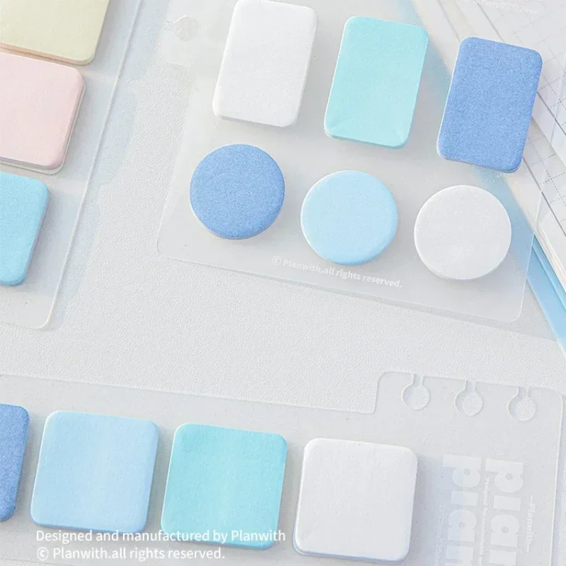 120sheet/set Cute Detachable Sticky Notes Colored Sticky Student NotesStationery Writing Pad Student Supplies