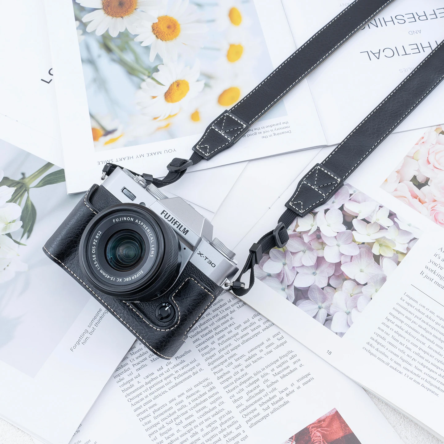 Camera bag for Fuji XT30iii/XT30ii/xt30 camera protection case, XT20 XT10 protective shell strap accessory.