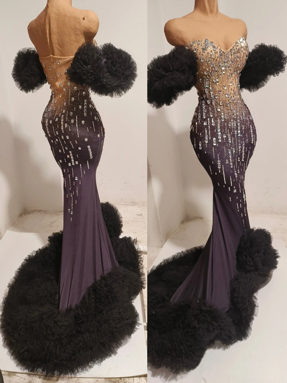 Glinsterende strass steentjes - Women Formal Wear Photoshoot recensie en prijs