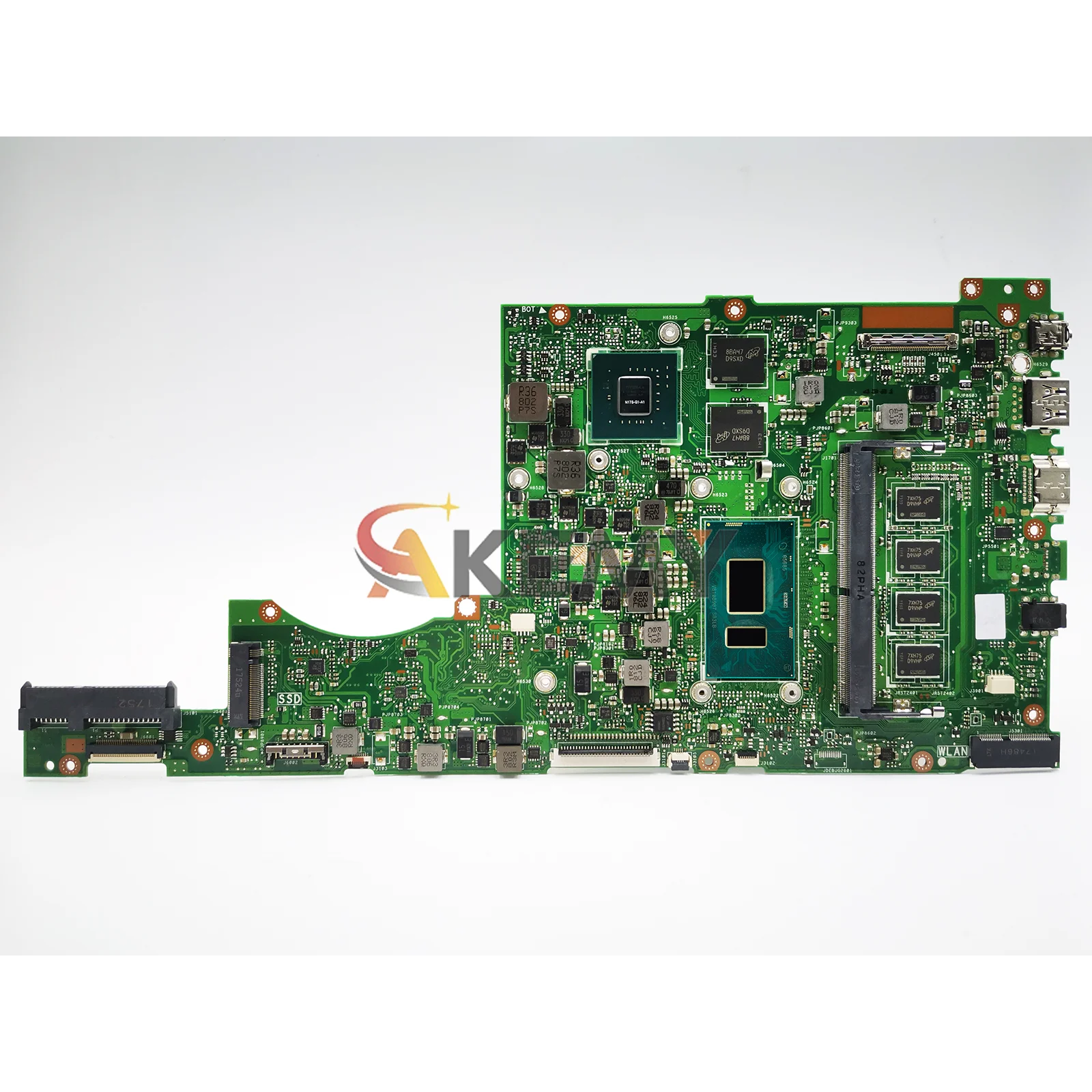 X411UV ノートパソコンのマザーボード Asus VivoBook r421u S4000V X411UQ S4200U X411UNV X411UV X411UN X411U X411UF メインボード I3 I5 I7 CPU