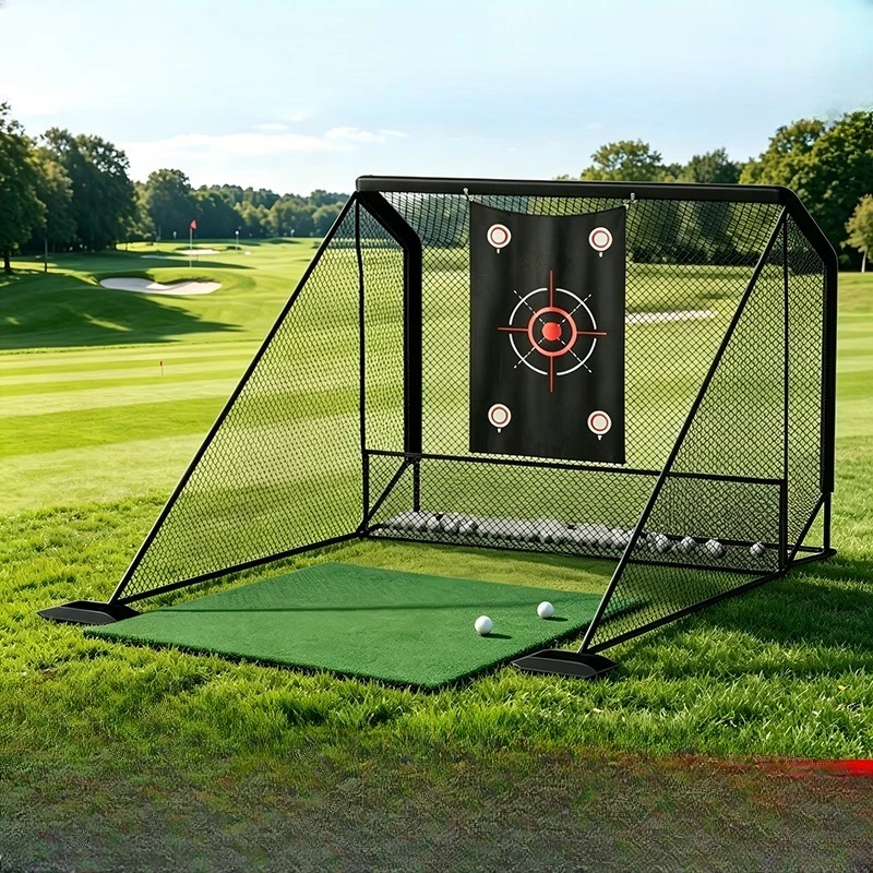 Golf training net with target cloth side net Golf simulation practice net