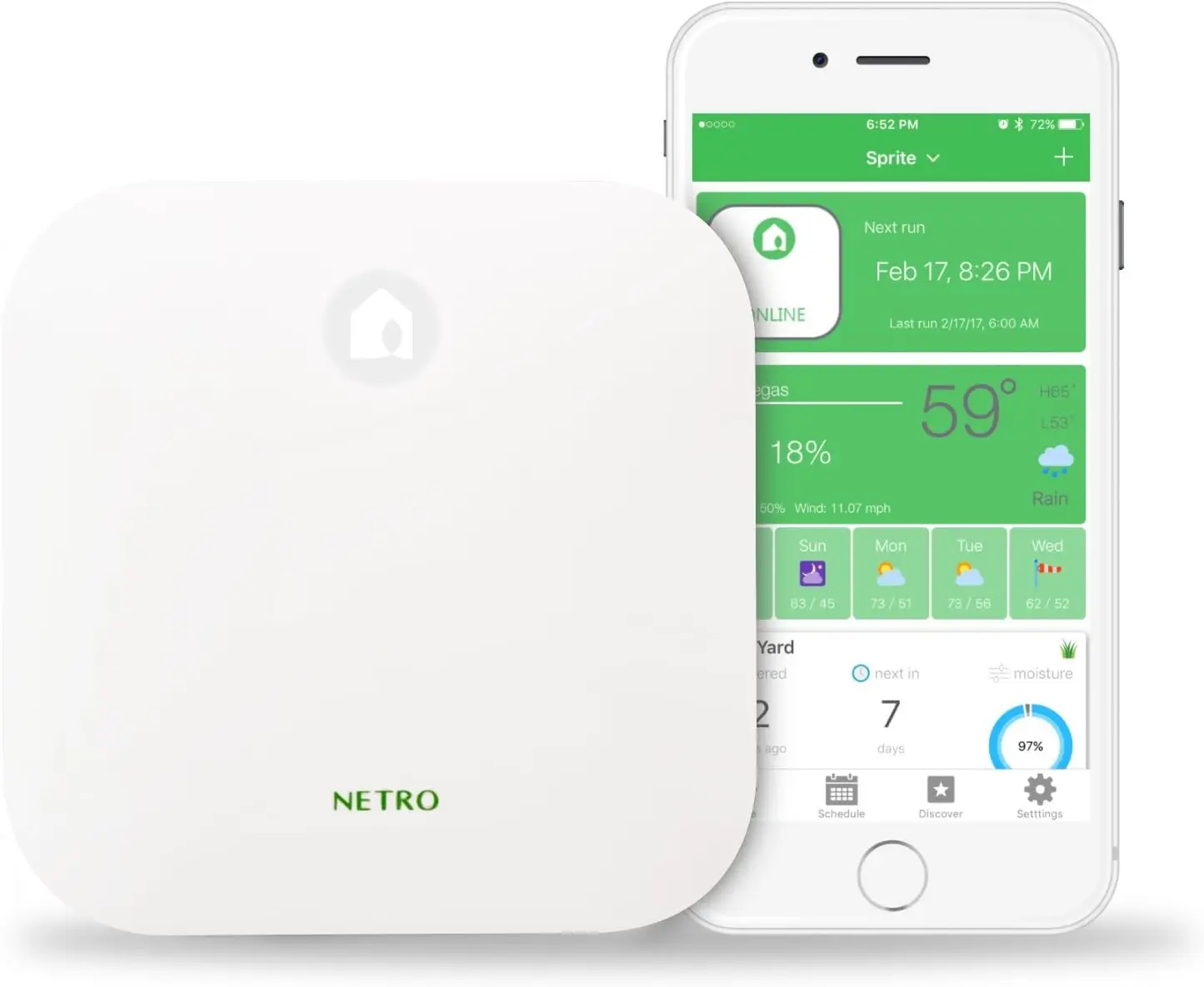 

Smart Sprinkler Controller, Pearl White, Sprite-12, WiFi, 12 Zone, WaterSense Certified, Compatible with Alexa