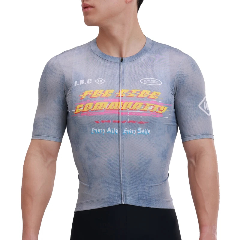 INBIKE Kurzarm-Radtrikot für Herren, Sommer, schweißableitend, schnell trocknend, für Mountainbike, Rennrad, Kleidung, Top, Fahrradbekleidung