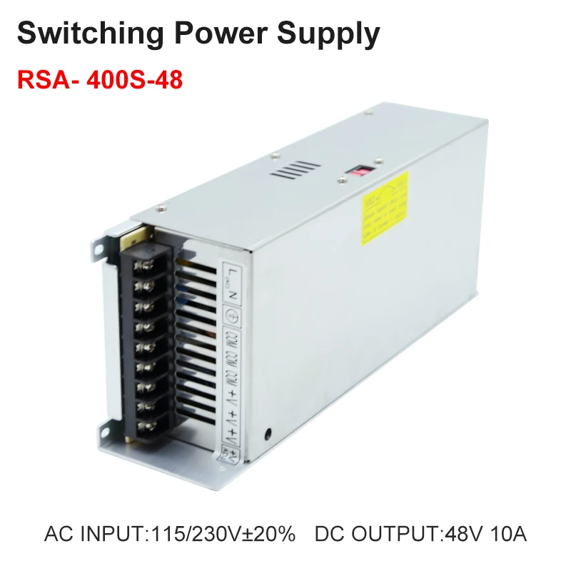 Switching Power AC 115V 230V To DC 48V 10A Lighting Transformer Power Adapter For CNC Router Engraving Machines