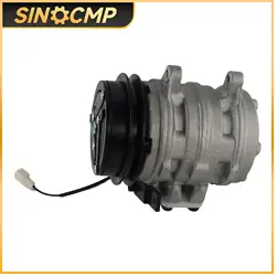 Air Conditioning Compressor A/C Compressor T0070-87290 for Kubota L4200DT-C L4200DT-GST-C L4200F-C Tractors