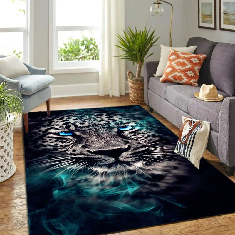 3D Print Animal Art Carpet Tiger Carpets Area Rug for Living Room Bedroom Decorate Door Mat Kids   Floor 