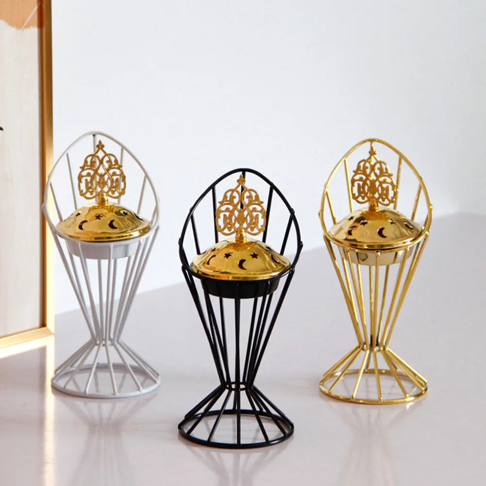 

Decorative Aroma Burner Incense Furnace Vintage Home Decor Lightweight Compact Size Tabletop Ornament Censer Stick Holder Office