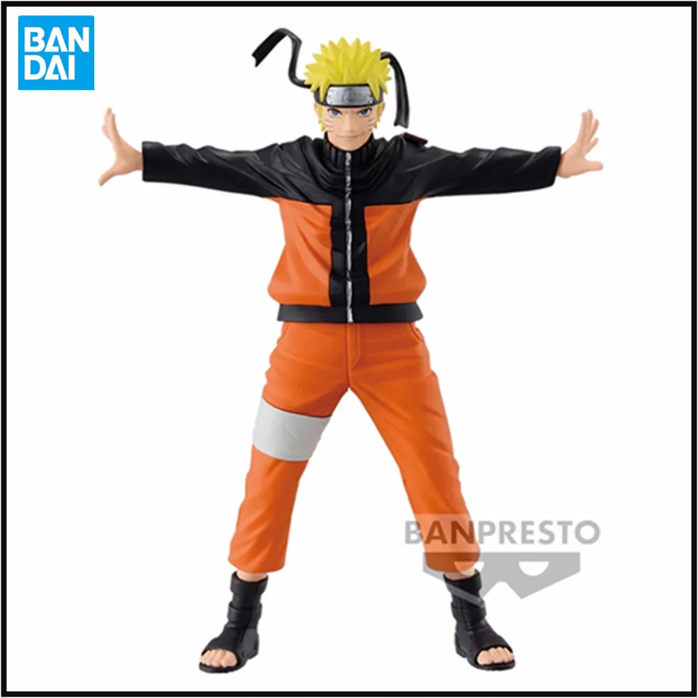 In Stock Original Anime Naruto Uzumaki Naruto PANEL SPECTACLE Shippuden Toys PVC Action Figure Bandai Collector Model 13cm