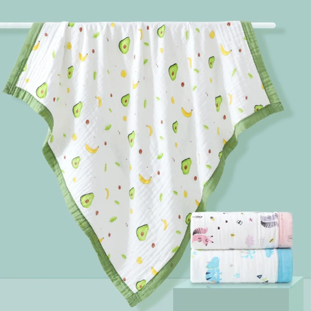 

Банное полотенце для малышей с рисунком авокадо, мягкие хлопковые детские банные полотенца, полотенца для новорожденных, быстросохнущие, удобные