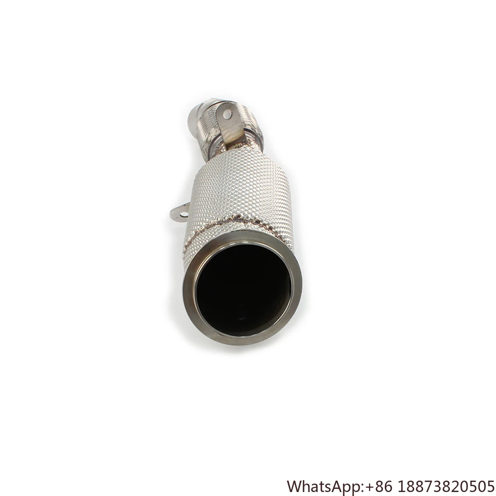 

Даунпайп Deleville для BMW 420/425 F32/F33/F36 2.0T N20 2014-2017, выхлопные трубы из нержавеющей стали, автомобильная выхлопная система