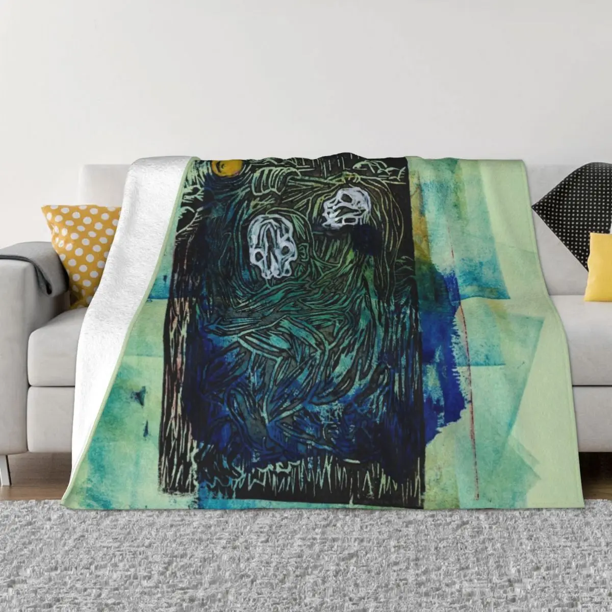 A glitch of feelings Throw Blanket for sofa decorative Blankets