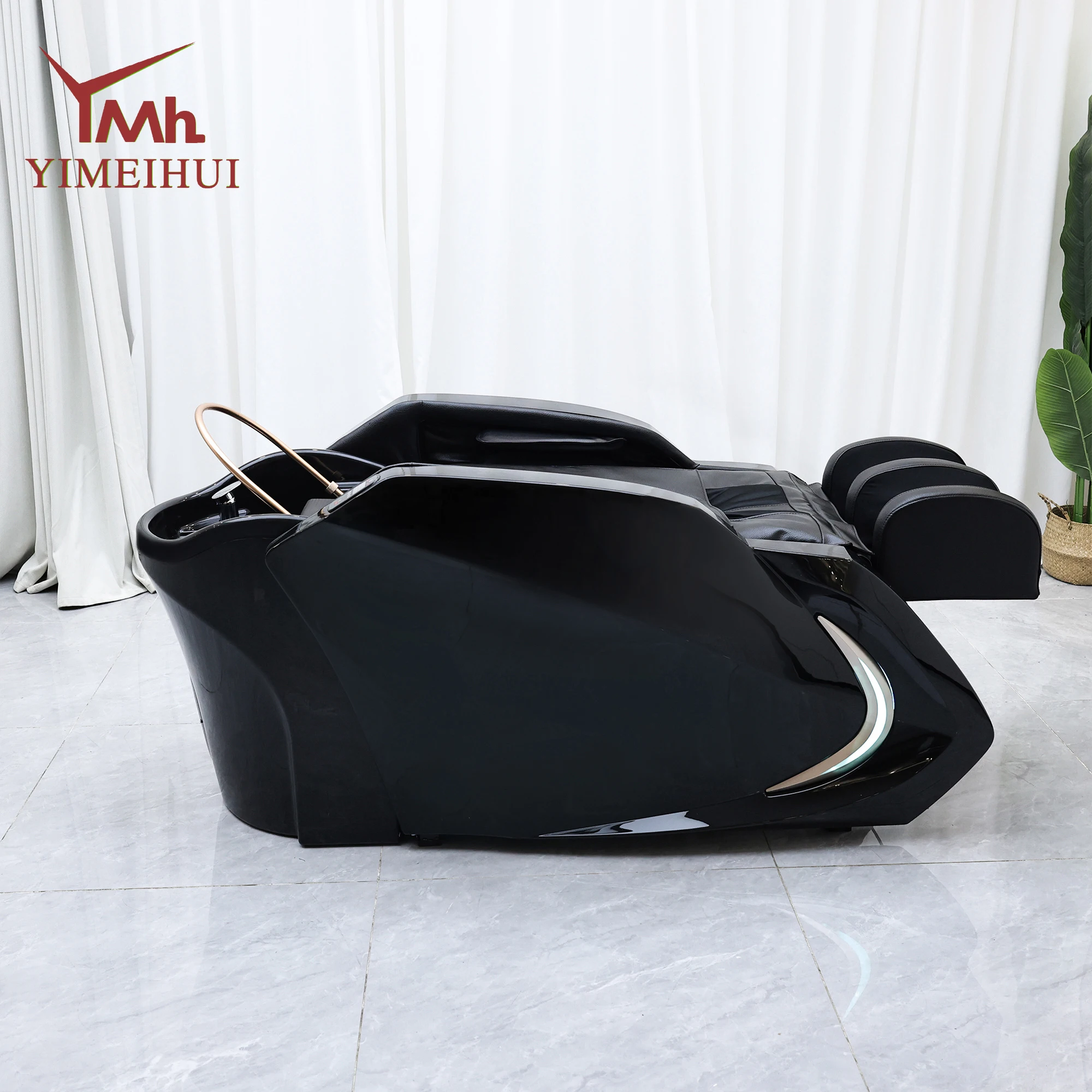 علاج علاج سبا برأس كهربائي، دوران المياه، تدليك كامل الجسم، سرير شامبو لغسل الشعر، سرير شامبو #3