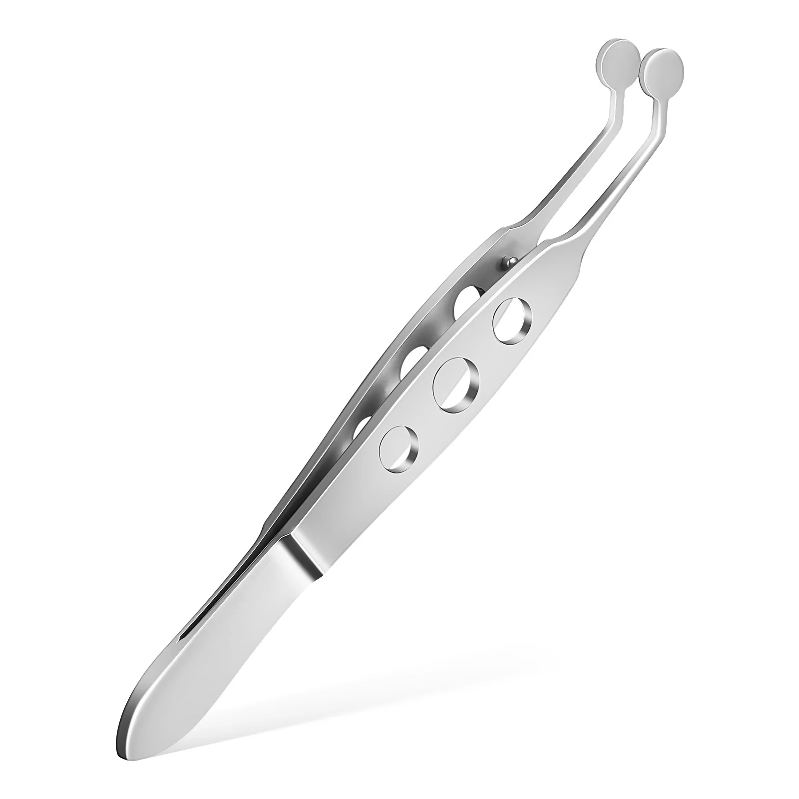 Pęseta do powiek, masażer do pęcherzy Meiboma, okrągła końcówka, narzędzie do usuwania ocznej żółci, masażer do powiek na worki pod oczami, do przedłużania rzęs