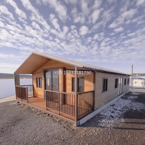 Casa Contêiner Pré-Fabricada Personalizada 36 ㎡   72 ㎡   Casas Compactas de 20 pés, Casa Contêiner Pré-Fabricada de Luxo para a França