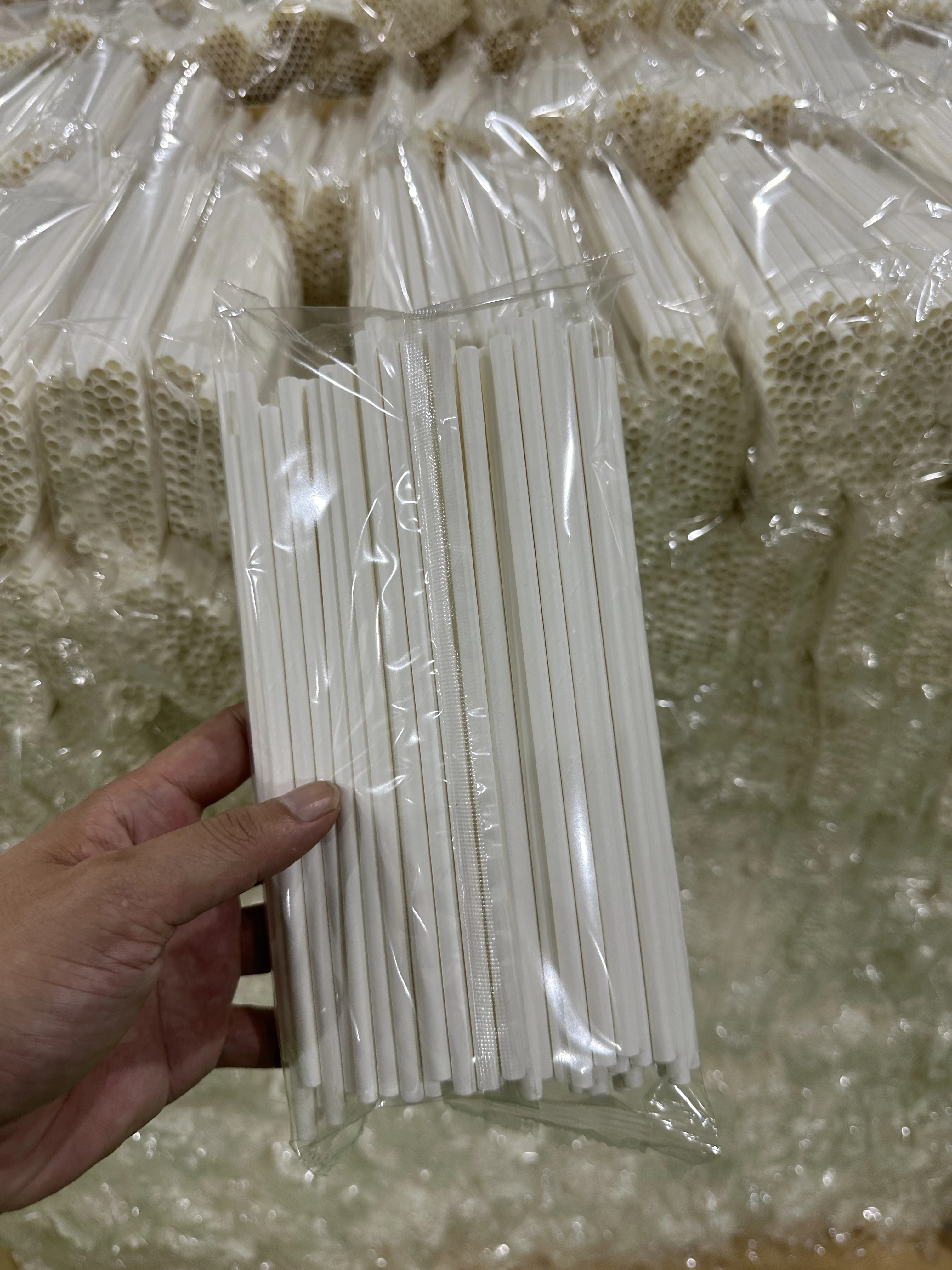 Biodegradable Paper Straws | Eco-Friendly Disposable Drinking Tubes for Restaurants, Cafés & Bars | 6x197mm | Pack of 5000