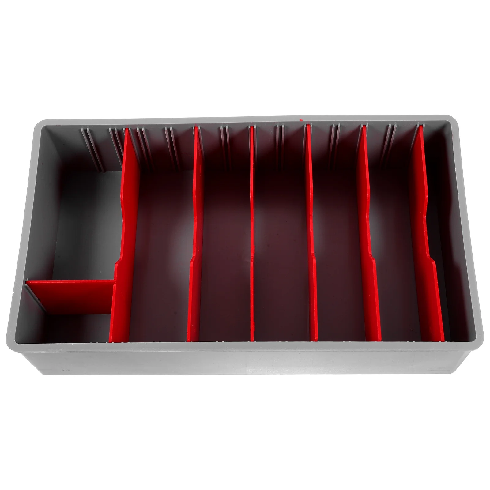 

5-Grid Cash Tray Money Organizer Smooth Surface Portable Storage Box For Office Shop Supermarket Cash Register Accessory Till