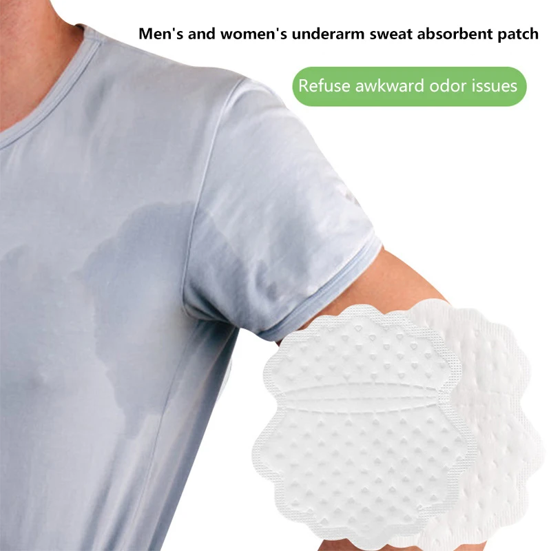 

5-100Pcs Petal Shape Disposable Sweat-absorbing Patch Summer Deodorants Cotton Pads Armpit Sweat Pads Perspiration Care