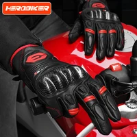 Guantes de Motociclismo con Pantalla Táctil, Guantes de Invierno para Moto, Resistentes al Viento, Antideslizantes, Guantes de Protección para Motocross
