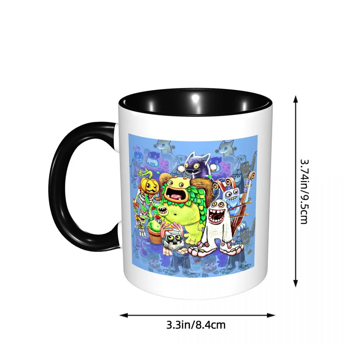 My Singing Monsters Characters Mug Funny Ceramic Coffee Cups Tea Mugs Milk Cup Drinkware Gift for Friends