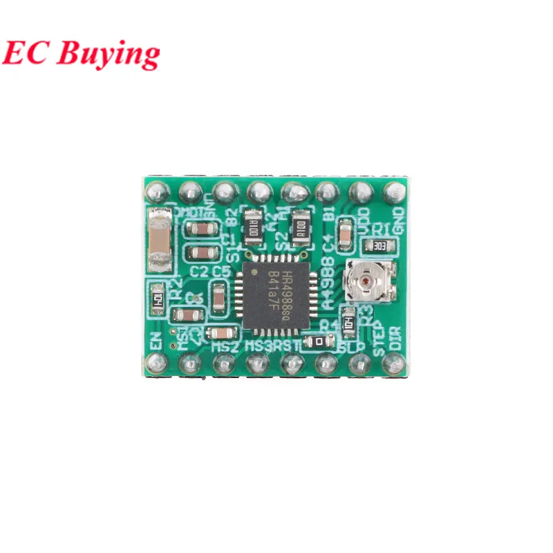 10Pcs/1pc Reprap Stepper Motor Driver Module Board A4988 DRV8825 Motor Clipping Filter Heat Sink For 3D Printer Accessories
