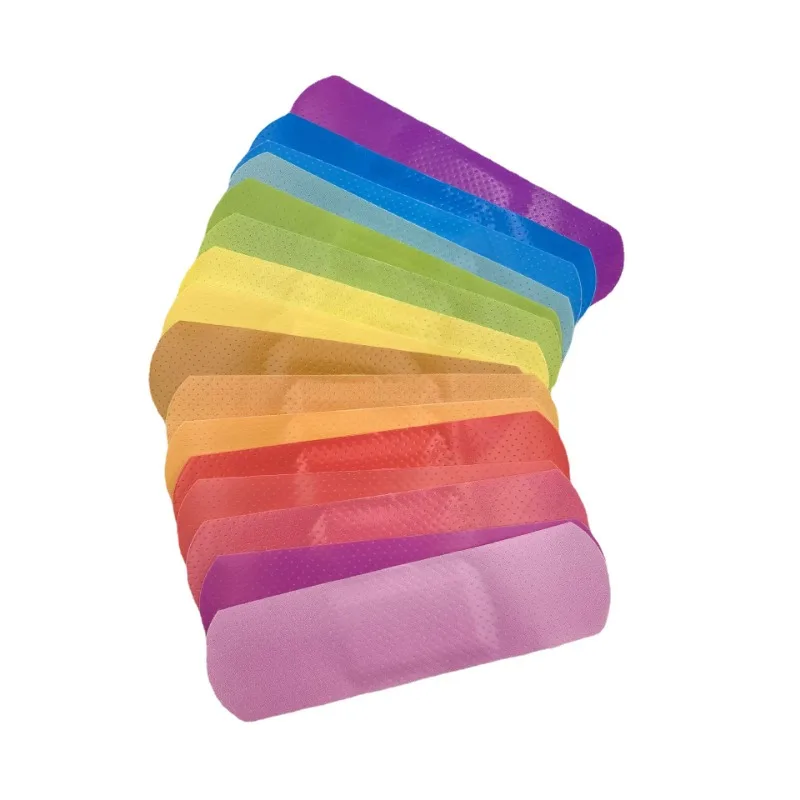 Pansements colorés respirants pour enfants, patch de premiers soins, pansements adhésifs collants, patchs pour bébé, 10 pièces par paquet