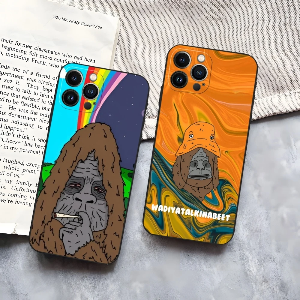 Anime Sassy The Sasquatch Phone Case for iphone 15 14 Pro 13 Mini 11 12 Max Xr X Xs 8 Plus Shockproof Back Cover