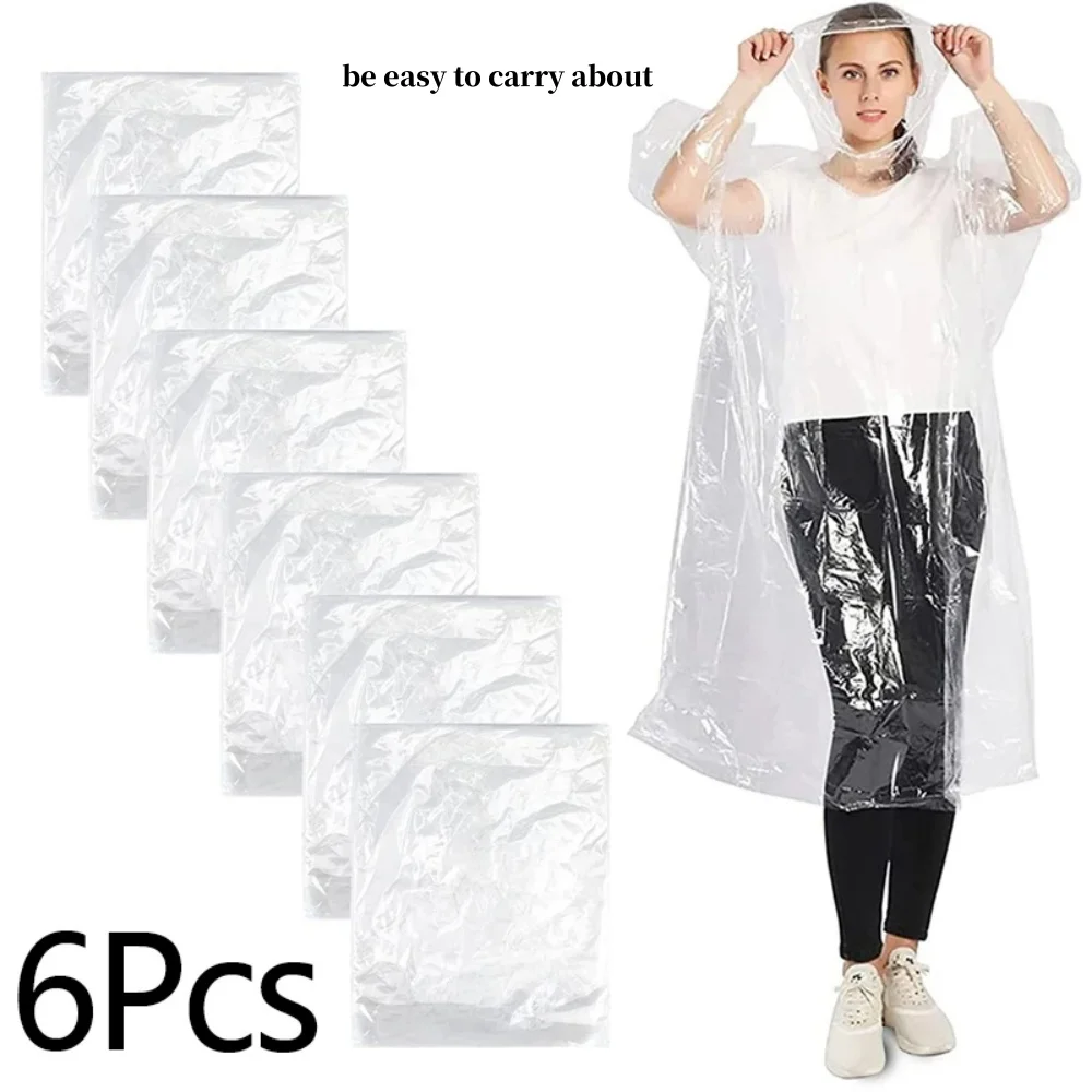 

Одноразовый водонепроницаемый плащ для пешего туризма, горных путешествий, экстренного прозрачного портативного пончо для взрослых, дождевик