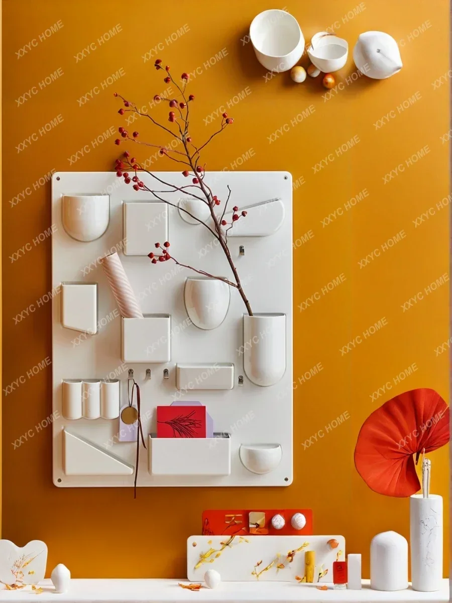 Hallway Punch-Free Wall-Mounted Color Wall Modeling Decoration Display Rack Shooting Props