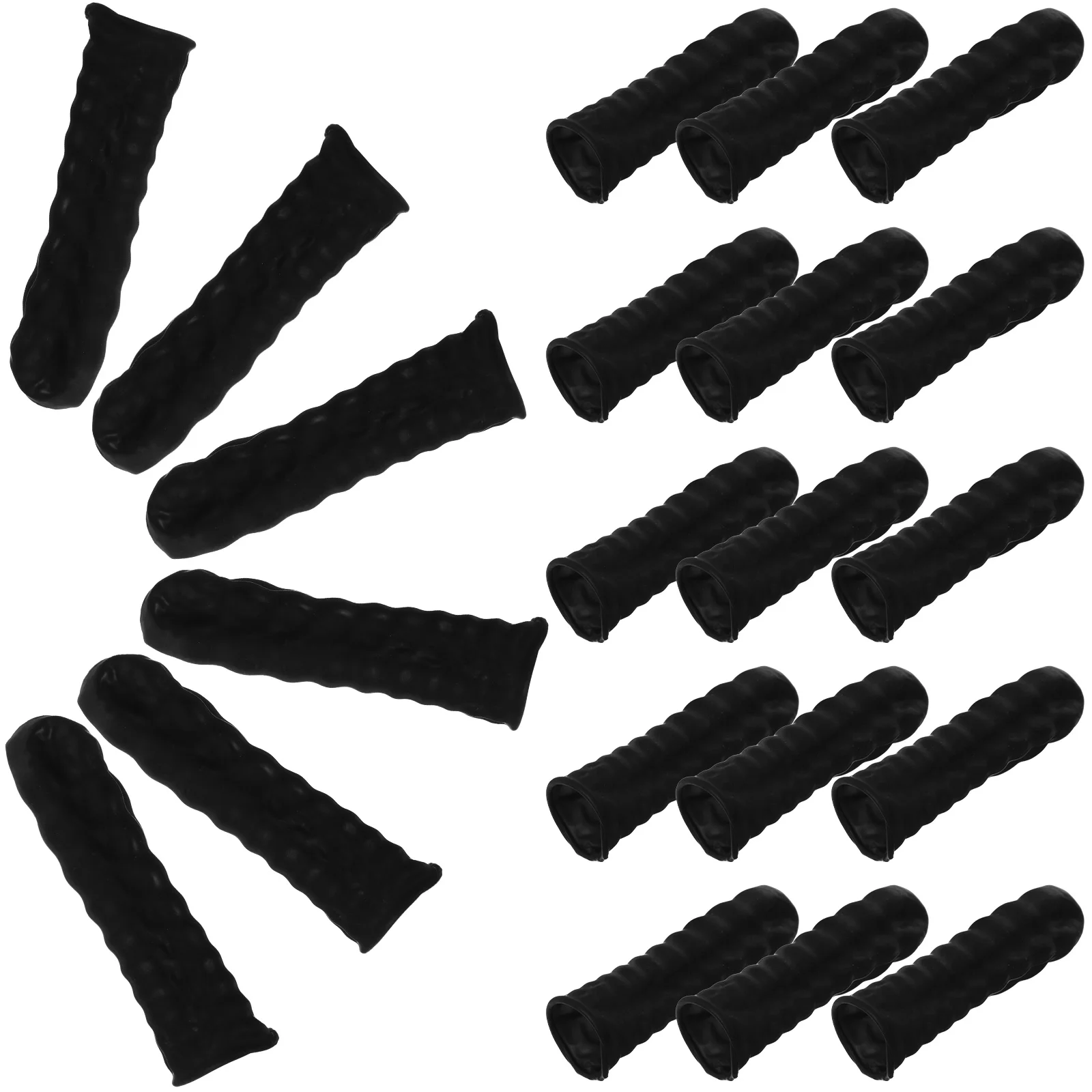 100 шт. нитриловые антистатические защитные чехлы для пальцев, рукава, эмульсионные обезболивающие чехлы, портативные защитные чехлы без пыли